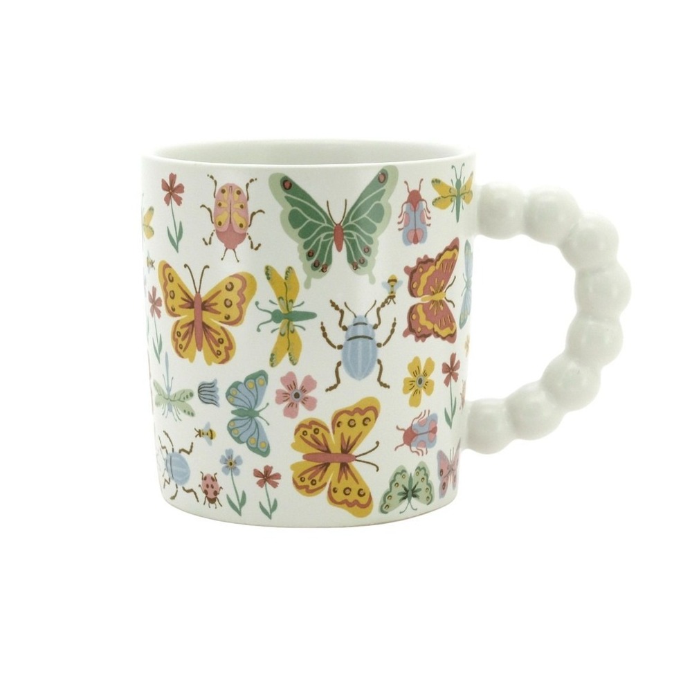 Celebrate Springtime/ Summer Butterflies Colorful 14 oz Coffee / Tea Mug Cup
